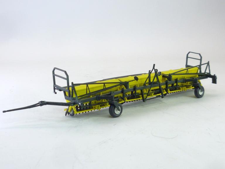 Koppelwagen T890 B01 3x Drillmaschine A202 Transportstellung gelb
